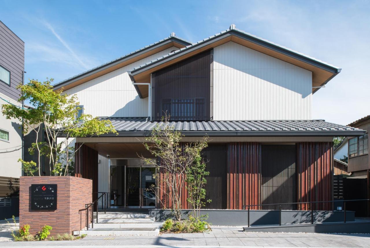 Grand Base Hakata Gofuku Aparthotel Fukuoka  Exteriör bild